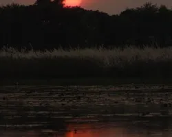 Atardecer en el Gran Lago