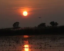 Atardecer en el Gran Lago
