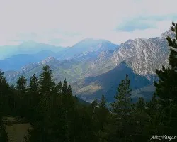 Vista a los Pirineos