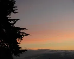 Atardecer cerca del Iraz?