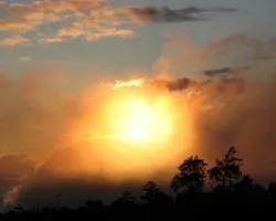 Niebla al Atardecer