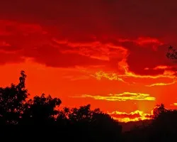 otro atardecer en La Garita