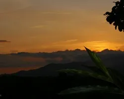 Atardecer desde el cerrito...