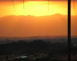 Atardecer naranja
