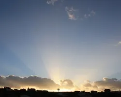 Un suave atardecer