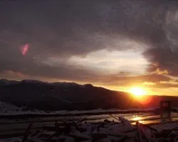 Atardecer en la Nieve
