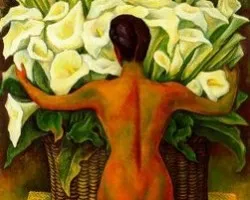 Desnudo Con Alcatraces, Diego Rivera