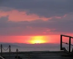 Atardecer muelle