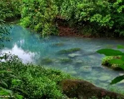 Junto a la Poza Azul 