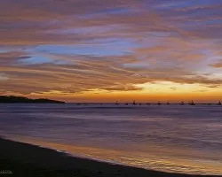 Atardecer  tranquilo.