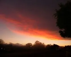 Amanecer en Esparza