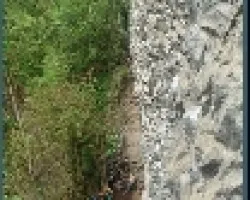 escalada en pared basaltica