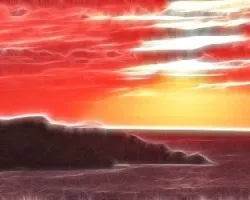 Atardecer en fractal