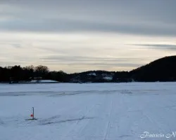 Pescando en hielo