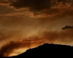  Subo otra vez  el atardecer después del incendio