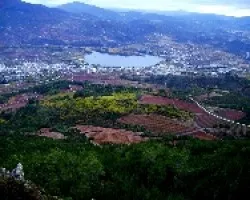 Mi pueblo visto desde la montana