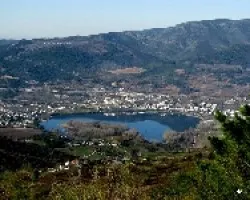 Mi pueblo visto desde la montana