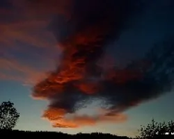 Atardecer de ayer  28-10-2009 casi iguales