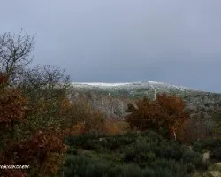 Los colores del otono y la nieve