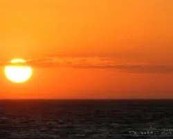 atardecer calido