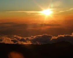 Atardecer en los Crestones