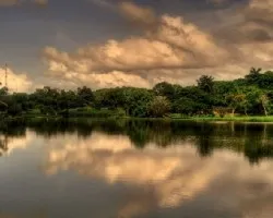 Un atardecer en la Laguna