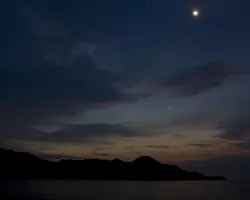 Anochese en Playa Matapalo