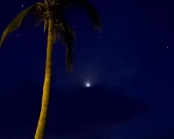 Anochese en Playa Matapalo