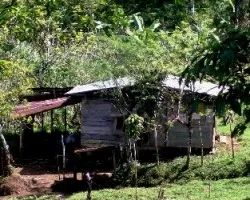 Casa típica de un camprsino.