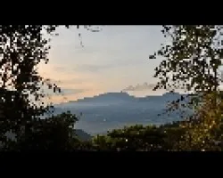 volcan azul