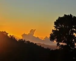 atardecer desde el cerro