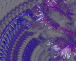 Doble fractal de Mano de tigre 2