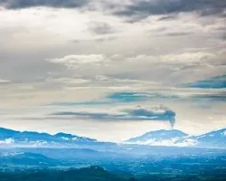 Volcan Turrialba desde Palmares