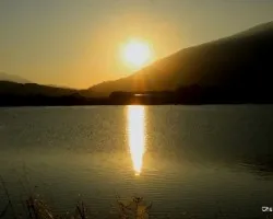 Amanecer sobre el río Sil