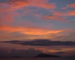 Atardecer en el Golfo de Nicoya