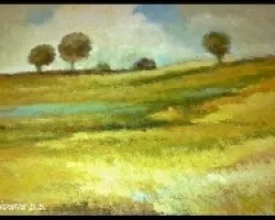 PAISAJE DE OTOíâ€˜O (PINTADO SOBRE LIENZO EN íâ€œLEO)