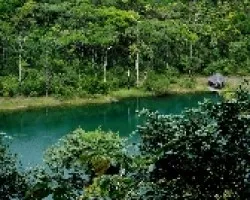 Al pie del Volcán Arenal. 