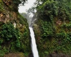 Area superior de la Catarata La Paz