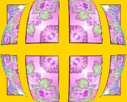 Calidoscopio en mosaico