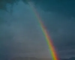 Arcoiris en la Laguna del Arenal