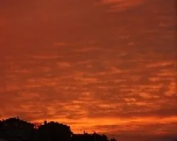 Atardecer rojo