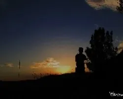 Siluetas al atardecer