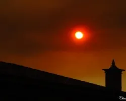 El Sol y la chimenea
