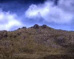 Cerro Chirripo desde el Valle de las Morrenas