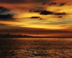Atardecer en Puerto Jimenez