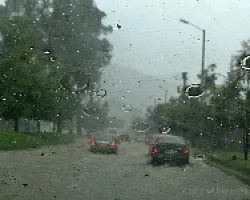 fuerte aguacero