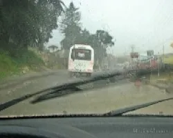 fuerte aguacero