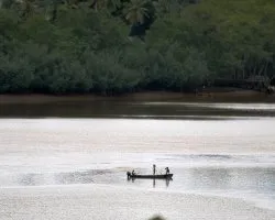 Pesca en el ocaso