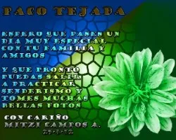 Tarjeta para Paco