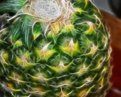 Una piña en fractal
